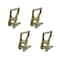 Tie 4 Safe Heavy Duty 2" Handle Ratchet Buckle Tow Dolly Truck Trailer Flatbed Farm, 4PK RB04RK-52-4 - alternate 1